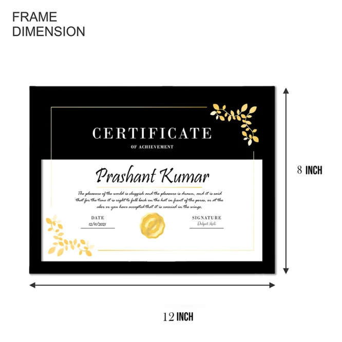 Corporate Achievements Certificate Frame - Image 2